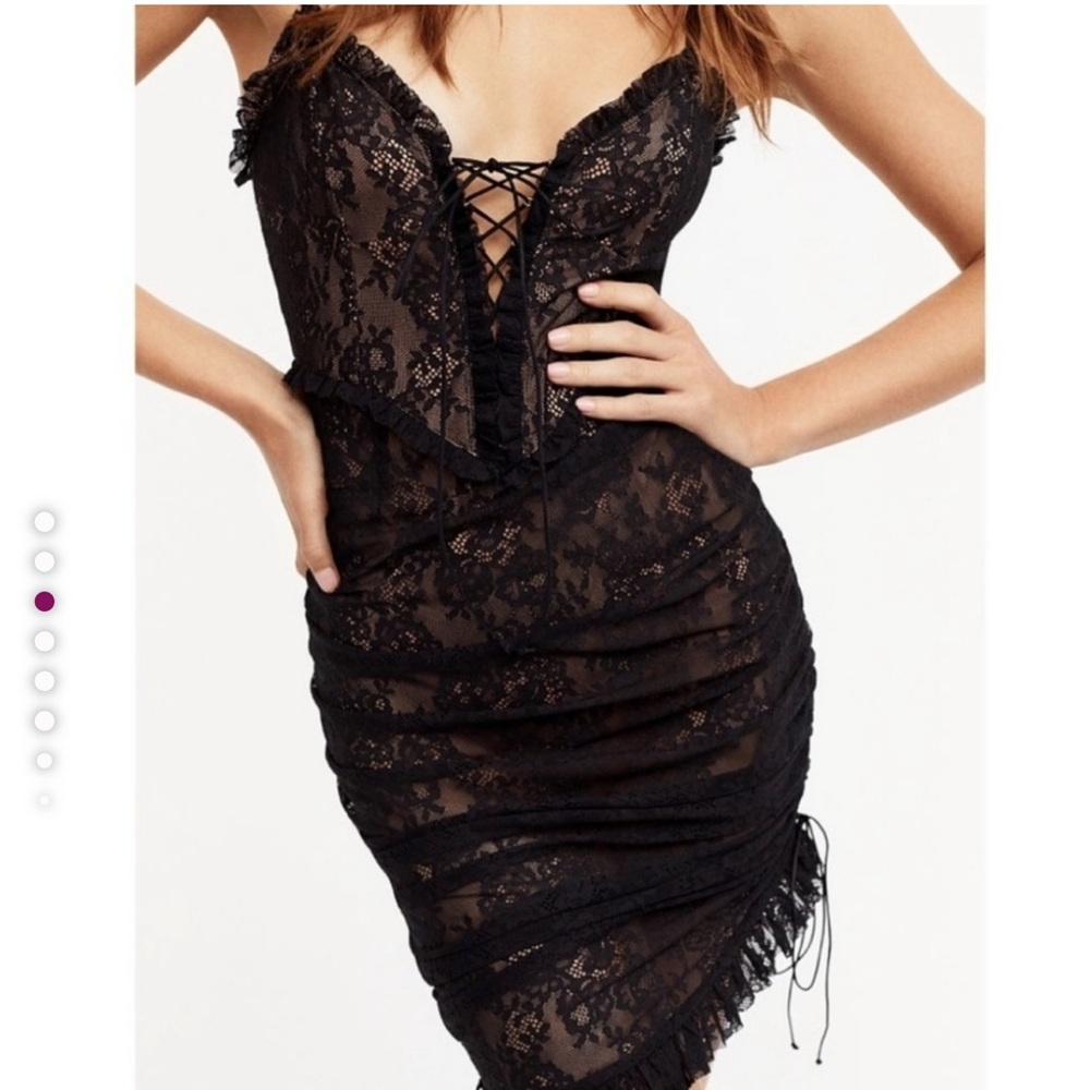Sheer Black Lace Dress-SEXY WITCH/VAMPIRE DRESS - Picture 4 of 8